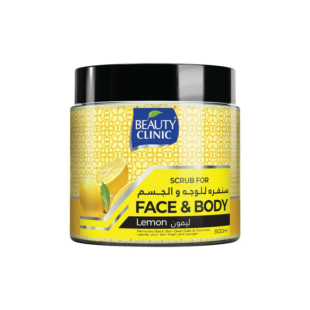 Lemon Face & Body Scrub 500ml by Beauty Clinic