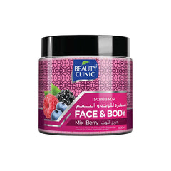Mix Berry Face & Body Scrub - 500ml By Beauty Clinic